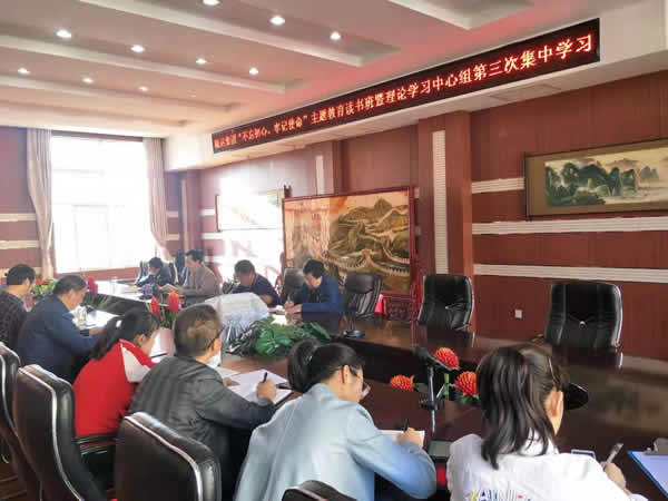 隴運(yùn)集團(tuán)公司召開“不忘初心、牢記使命”主題教育讀書班暨理論學(xué)習(xí)中心組第三次、第四次集中學(xué)習(xí)會(huì)議